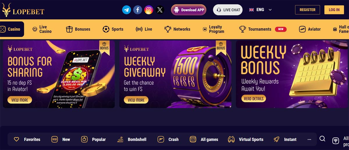 Lopebet Online Casino